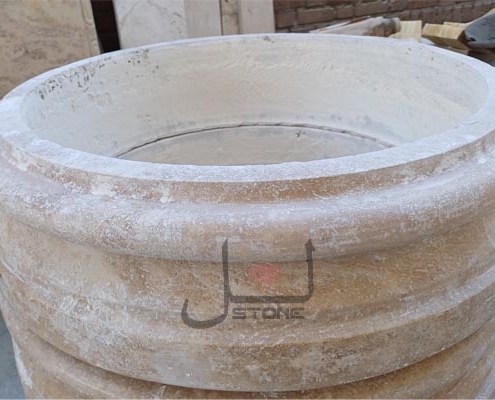 پایه ستون تراورتن