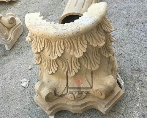 سرستون گلبرگ تراورتن